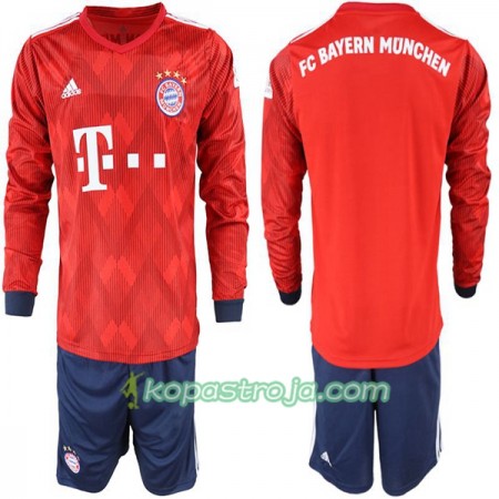 Billiga Fotbollströjor FC Bayern München Barn Hemma tröja 2018/19 Långärmad